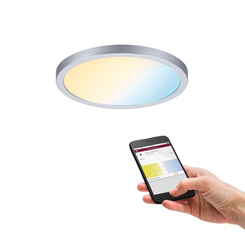 Koupelnová - P 93045 Smart Home Zigbee LED vestavné svítidlo Areo VariFit IP44 kruhové 175mm 13W matný chrom měnitelná bílá - PAULMANN - foto 1