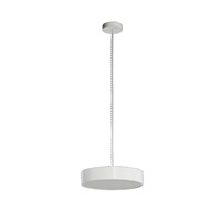 Kruhová - OS KRU60183 KRUGER P2 FOP závěsné plastové svítidlo bílá IP40 3000 K 24W LED DALI - OSMONT