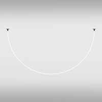 Podélná - M MOD146PL-L40B3K Závěsné svítidlo Tau 3000K 40W teplá bílá 2200lm černý hliník - MAYTONI