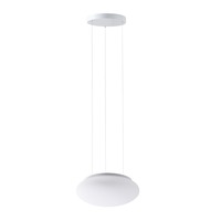 Kruhová - OS ARA73548 ARAKIS LE2 závěsné skleněné svítidlo bílá IP40 4000 K 18W LED - OSMONT