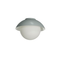 Kruhová - OS LUK60004 LUKIDA 2 stropní/nástěnné skleněné svítidlo šedá / bílá IP65 3000 K 20W LED - OSMONT