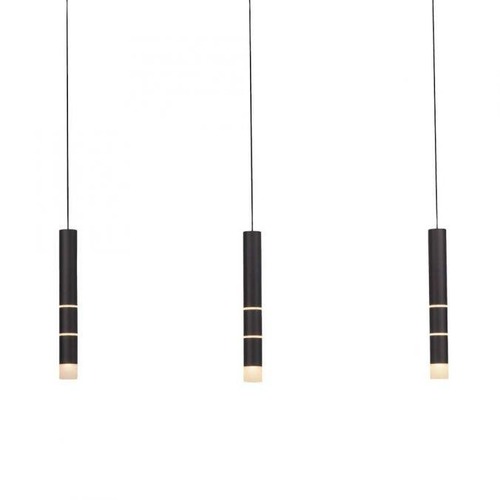 Vícečetná - PN 2213-18 PURE-VEGA LED závěsné svítidlo 3-ramenné, černá, teplá bílá 3000K - PAUL NEUHAUS - foto 1