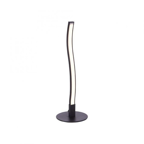 Stolní lampy dekorační - LD 15128-18 WAVE LED stolní lampa v černé design vlny s teplou bílou barvou světla a šňůrovým vypínačem 3000K - LEUCHTEN DIREKT / JUST LIGHT - foto 1