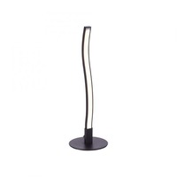 Stolní lampy dekorační - LD 15128-18 WAVE LED stolní lampa v černé design vlny s teplou bílou barvou světla a šňůrovým vypínačem 3000K - LEUCHTEN DIREKT / JUST LIGHT