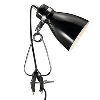 Stolní lampy s klipem - NOR 73072003 Lampa s klipem Cyclone 1x15W E14 černá - NORDLUX