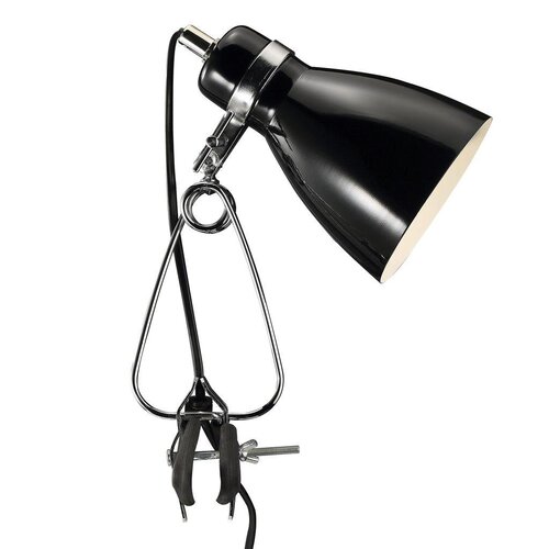Stolní lampy s klipem - NOR 73072003 Lampa s klipem Cyclone 1x15W E14 černá - NORDLUX - foto 1