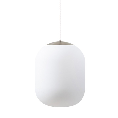 Koule - OS TAN62398 TANIA S2 HP závěsné skleněné svítidlo kartáčovaná nerez / bílá IP40 3000 K 59W LED - OSMONT - foto 1