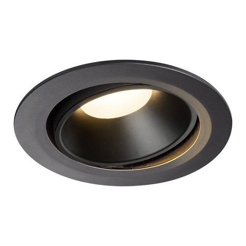 Kruhová - LA 1003727 NUMINOS® MOVE DL XL vnitřní LED zápustné stropní svítidlo černá/černá 3000 K 55° otočné a výkyvné - BIG WHITE (SLV) - foto 1