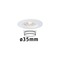 Koupelnová - P 94298 LED vestavné svítidlo Nova mini nevýklopné IP44 1x4W 2.700K bílá mat 230V - PAULMANN