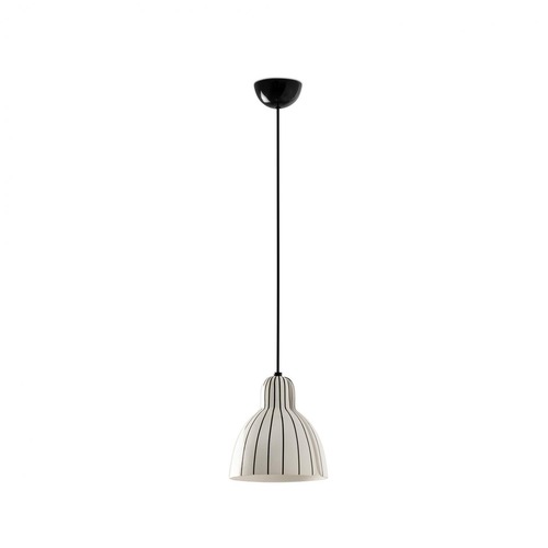 Kónická - FARO 64255-127 VENICE 200 závěsné svítidlo, bílá s pruhy - FARO - foto 1