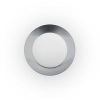 Kruhová - FARO 62145 SIDE 450 stropní svítidlo, bílá/nikl, 17W - FARO