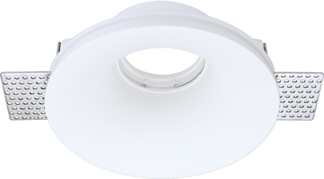 Svítidla pro reflektory (gu10) - Stropní armatura bezešvé zapuštěné bílé