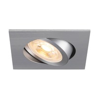 Hranatá - LA 1007373 NEW TRIA® 68 stropní vestavné svítidlo, čtvercové, max. 10W GU10, hliník - BIG WHITE (SLV)