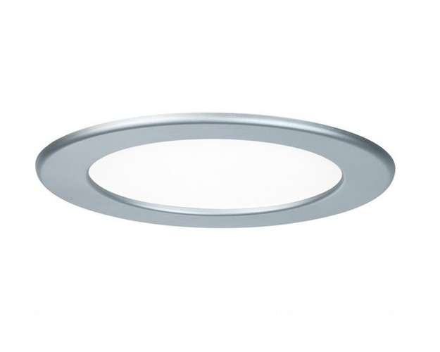 Koupelnová - P 92071 Zápustný LED panel kulatý 12W 4000K matný chrom IP44 - PAULMANN - foto 1