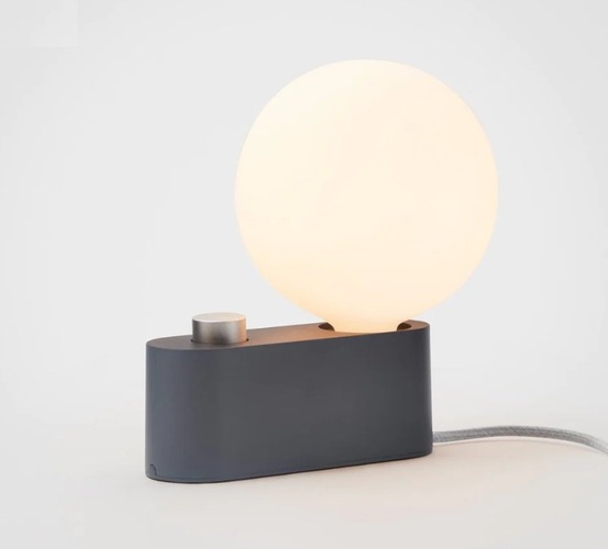 Stolní lampy dekorační - TALA ALM-SPHR-IV-CHR-TBL-01-EU Stolní lampa Alumina Charcoal 220 x 150 x 240mm - TALA - foto 1