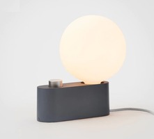 Stolní lampy dekorační - TALA ALM-SPHR-IV-CHR-TBL-01-EU Stolní lampa Alumina Charcoal 220 x 150 x 240mm - TALA