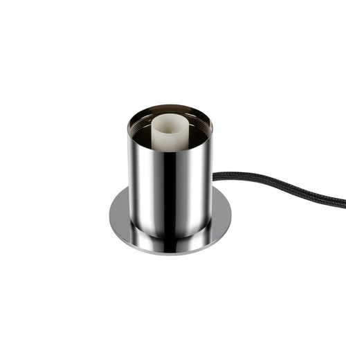 Stolní lampy dekorační - LA 1008111 VARYT Stolní lampa, kulatá, 1x max. 6W, E14, chrom - BIG WHITE (SLV) - foto 1