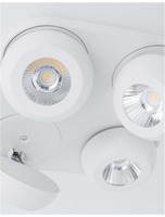 Bodová - NV 9105203 Bodové svítidlo GON bílý hliník LED 4x5W 230V 3000K IP20 - NOVA LUCE
