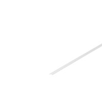 Plexi pro Al profily - LA 1000468 Kryt na GRAZIA 10 ploché provedení 2m matný - BIG WHITE (SLV)