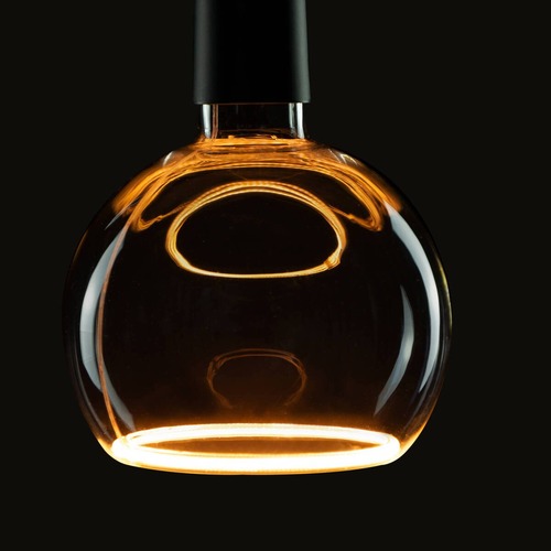E27 - LA 1008163 LED Plovoucí Globus 150 LED žárovka, kouřově černá, E27, PHASE, 6W, 1900K - BIG WHITE (SLV) - foto 1
