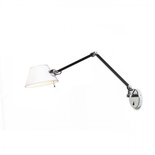 S ramenem - RED R13282 MONTANA nástěnná bílá/černá chrom 230V E27 28W - RED - DESIGN RENDL - foto 1