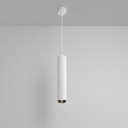 Válec - M P106PL-01-GU10-W Závěsné svítidlo Calipso GU10 10W bílý hliník - MAYTONI - foto 1