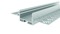 Al profily k zapuštění - IMPR 975501 Reprofil sádrokartonový-profil stěna-strop EU-01-36 stříbrná přírodní 3000 mm - LIGHT IMPRESSIONS