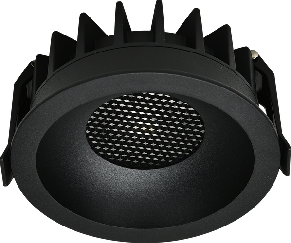 LED svítidla COB - LED COB Downlight 10W CCT ROUND ČERNÁ - BRIDGELUX - foto 1