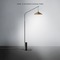 Stojací lampy - TI 5071CDPPNE2A Stojací lampa LAMBDA DimPush 195cm 2700K platinum / černá - Team Italia