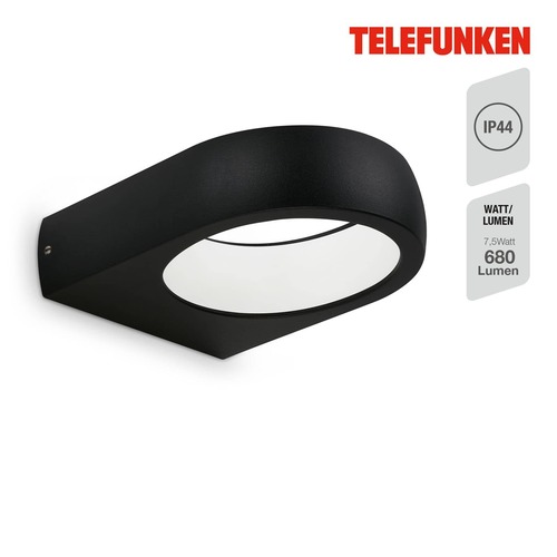 Nástěnná - TF 320205TF LED venkovní svítidlo, černá, 1xLED/7,5W - BRILONER - foto 1