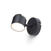 Bodová - RED R14273 NOVA I nástěnná černá chrom/mléčný akryl 230V LED 4.2W 3000K - RED - DESIGN RENDL