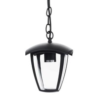 LED zahradní světla - Stropní lampa Matt Black 1xE27