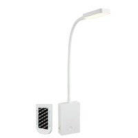 Bodová - BRI 2361016 Cielo lampa na čtení - 2W, 200lm, LED, nabíjecí, stmívatelné, dotykový vypínač, bezdrátové, bílé - BRILONER