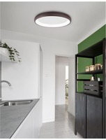Kruhová - NV 8105612 Stropní svítidlo ALBI hnědý hliník a akryl LED 50W 230V 3000K IP20 stmívatelné - NOVA LUCE