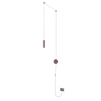 Dekorativní - FAN LED-CANDLE-AP1 Nástěnné LED svítidlo CANDLE bronz, akrylát/hliník, 7 W, 720 lm, 4000 K, 400 x 20 x 4 cm - FANEUROPE