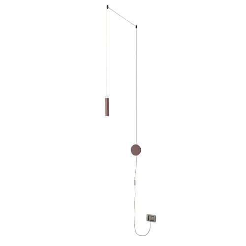 Dekorativní - FAN LED-CANDLE-AP1 Nástěnné LED svítidlo CANDLE bronz, akrylát/hliník, 7 W, 720 lm, 4000 K, 400 x 20 x 4 cm - FANEUROPE - foto 1