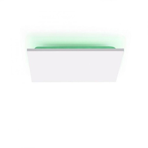 Hranatá - LD 15600-16 GUSTAV Stropní svítidlo, bílé, 45x45 cm, RGB, CCT, panel, hranaté 2700-5000K - LEUCHTEN DIREKT / JUST LIGHT - foto 1