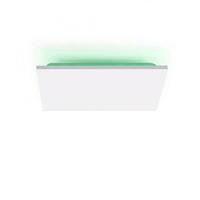 Hranatá - LD 15600-16 GUSTAV Stropní svítidlo, bílé, 45x45 cm, RGB, CCT, panel, hranaté 2700-5000K - LEUCHTEN DIREKT / JUST LIGHT