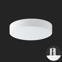 Koupelnová - OS ELS68629 ELSA V3 stropní/nástěnné skleněné polovestavné svítidlo bílá IP44 4000 K 20W LED nouzové kombinované 3 h (původní kód OS 68629) - OSMONT