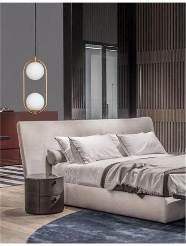 Koule - NV 9988171 Závěsné svítidlo OBITAR opálové sklo mosazný zlatý kov G9 2x5W 230V IP20 bez žárovky - NOVA LUCE - foto 1