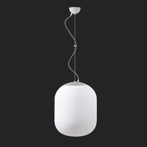 Nouzové osvětlení - OS TAN67824 TANIA L2 závěsné skleněné svítidlo bílá IP40 4000 K 41W LED nouzové kombinované 3 h (původní kód OS 67824) - OSMONT - foto 1