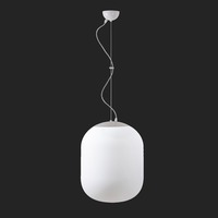 Nouzové osvětlení - OS TAN67824 TANIA L2 závěsné skleněné svítidlo bílá IP40 4000 K 41W LED nouzové kombinované 3 h (původní kód OS 67824) - OSMONT