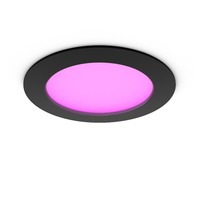 Koupelnová - PH 8720169264274 Hue WCA Slim L zápustné svítidlo LED 12W 930lm 2200-6500K RGB CRI80 17cm kulaté IP44, černé - PHILIPS