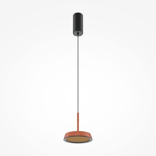 Kruhová - M MOD041PL-L15TR3K Závěsné svítidlo El 3000K 12W 700lm červený hliník teplá bílá - MAYTONI - foto 1