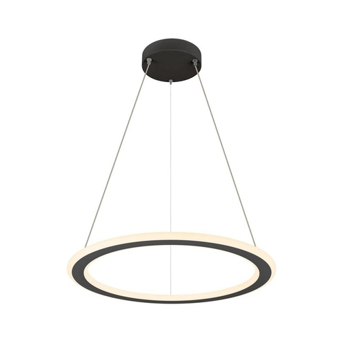 Kruhová - LA 1007855 ONE FLAT PD single, závěsná lampa, 180cm, 2700/3000K, PHASE, černá - BIG WHITE (SLV) - foto 1