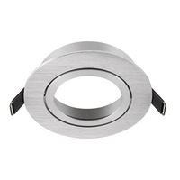 Kruhová - LA 1007445 NEW TRIA® 95 kroužek pro vestavbu do stropu, D: 11 H: 2,6 cm, IP 20, hliník - BIG WHITE (SLV)