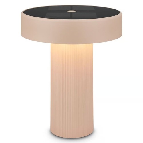 Na stůl - BRI 7691011 POGA LED solární + dobíjecí stolní lampa béžová 1W 150lm 3000K stmívatelná - BRILONER - foto 1