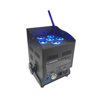 Jevištní efekty - 6 * 10W RGBA + UV 6IN1 baterie LED PAR světlo