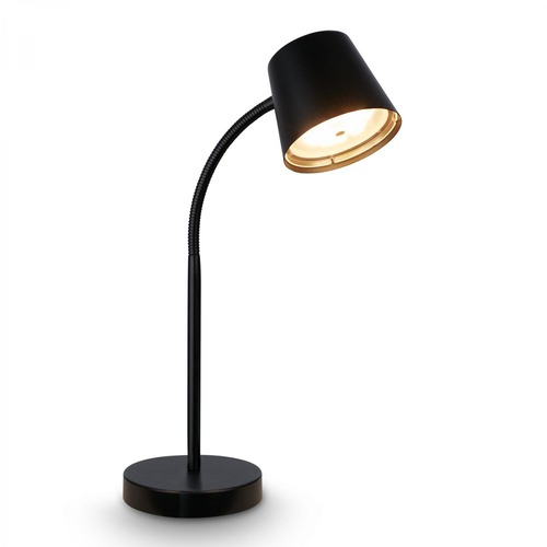Stolní lampy pracovní - BRILO 7502015 Biwo LED bezdrátová stolní lampička, stmívatelná, nastavitelná, černá - BRILO - foto 1