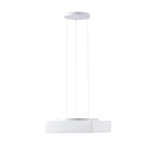 Hranatá - OS LIN73569 LINA LE7 závěsné skleněné svítidlo bílá IP40 4000 K 24W LED - OSMONT - foto 1